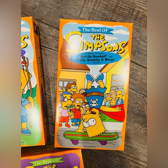 The Best of The Simpsons VHS Lot โ Volumes 4, 5 & 6 (1997) - Picture 7 of 15